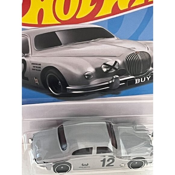 Hot Wheels Jaguar MK1 HW Race Day 2024 Gray Collector Car 127/250 - Picture 5 of 7